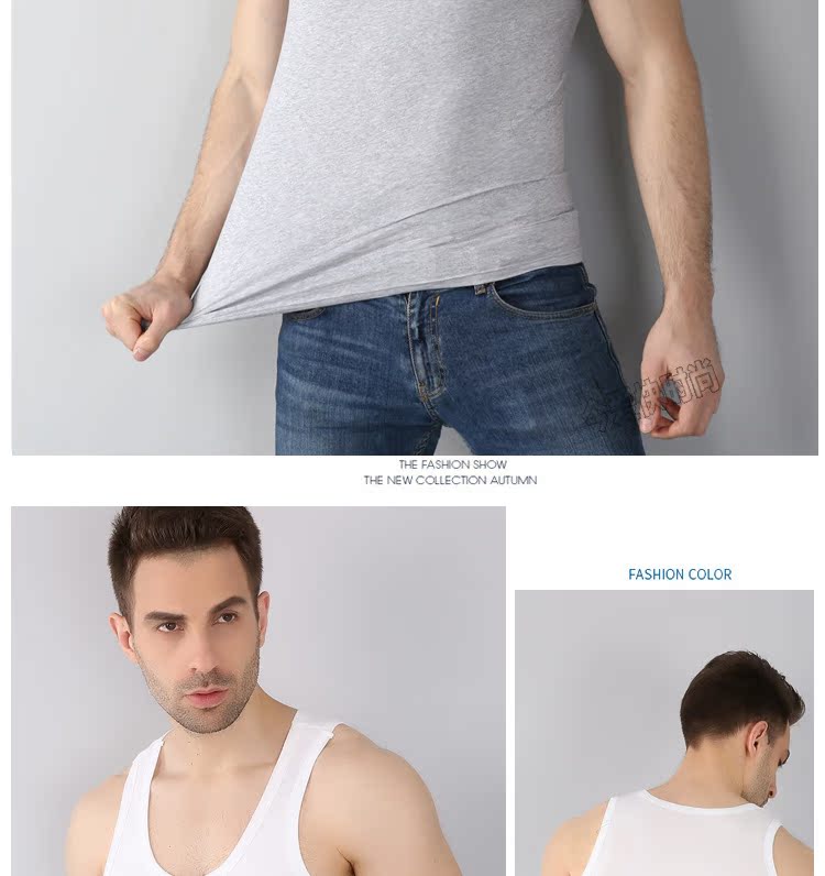 Kích thước lớn vest nam tăng màu mỡ rắn đen trắng 4XL5XL béo trẻ em chất béo cotton mùa hè lỏng cotton thêm lớn áo dây mặc vest