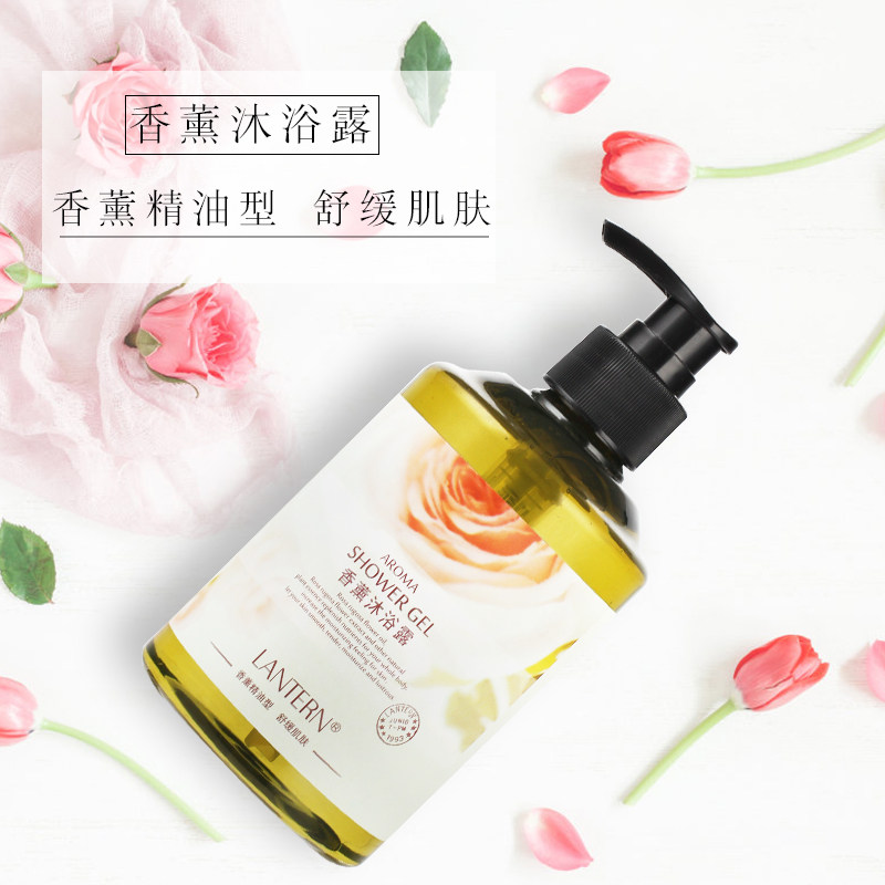 Langting Aroma Bath 400ml Lightly Packed Travel Rose Flower Refreshing Moisturizing Hair New Packaging