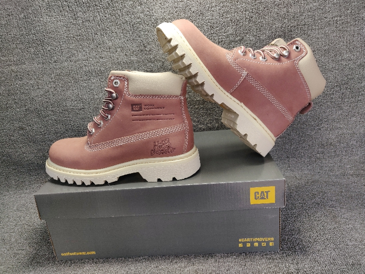 3536373839 Yard Shoes Outdoor Hiking Shoes Women Pink Fashion Casual Work Clothes Boots High Drum Bull Leather Women Shoes