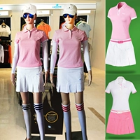 Mùa xuân và hè 2019 mới phù hợp với quần golf nữ quần chống bóng golf phù hợp với áo thun ngắn tay nữ + váy ngắn - Thể thao sau quần thể thao adidas