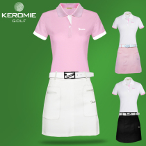 Golf suit womens spring golf jersey long-sleeved top skirt golf clothing skirt T-shirt suit