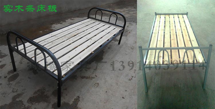 Single-giường khăn trải giường giường ký túc xá sắt trang web giường ngủ Căn hộ đúp thép giường gỗ ký túc xá rèn giường sắt - Giường giường tầng cho bé gái