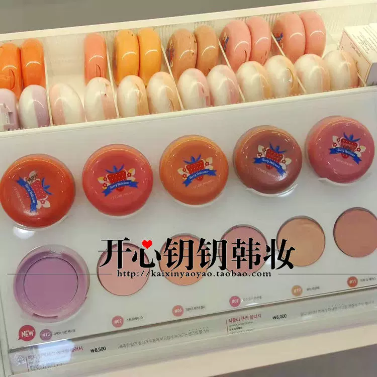 Miễn phí vận chuyển rõ ràng etudehouse Alice Etty House Strawberry Jam Mousse Cute Blush / Rouge - Blush / Cochineal