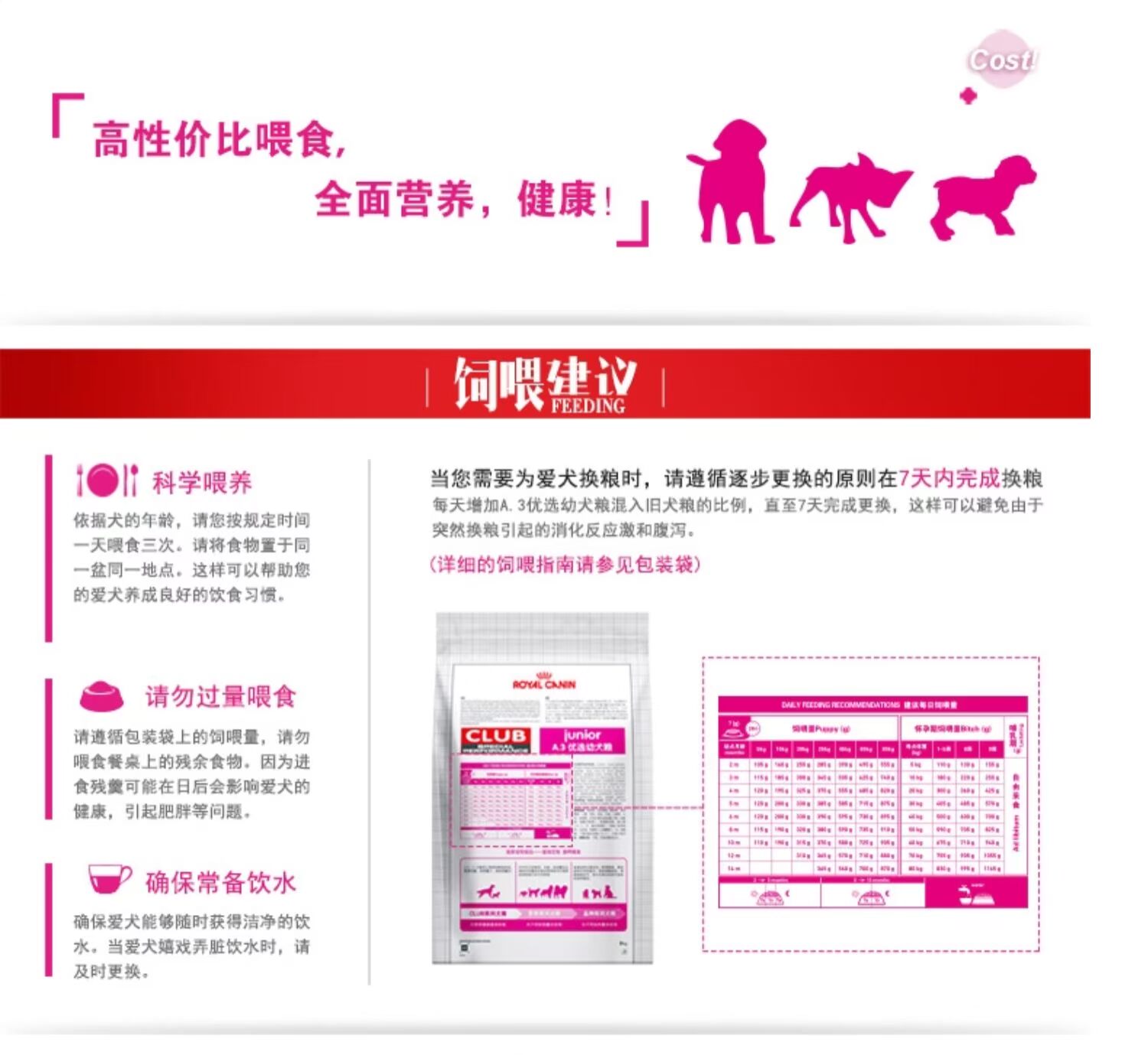 Boqi mạng Thức ăn cho chó hoàng gia nhỏ thức ăn cho chó A3 thức ăn cho chó gấp đôi gói thức ăn ngon và thức ăn cho chó nhỏ 8kg * 2 - Chó Staples hạt mềm cho chó con