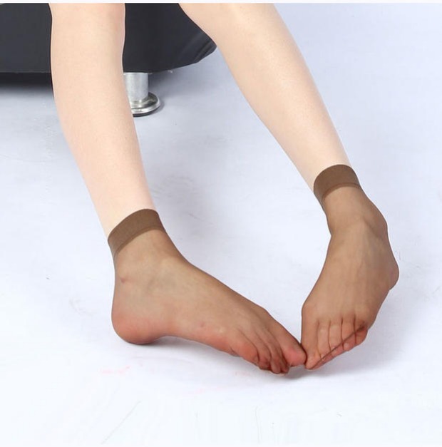 Pierre Cardin đích thực 5 đôi vớ ngắn trong suốt tất dài cho bé gái