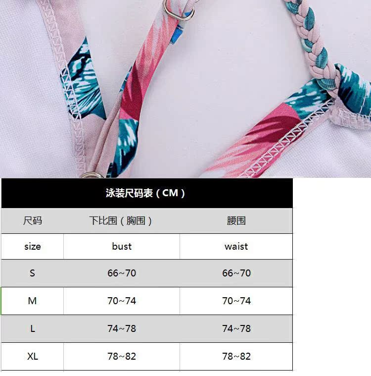2018 mới AliExpress bùng nổ áo ba lỗ in hoa áo tắm gợi cảm bikini BIKINI Ms. thoi trang ao tam