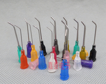 Glue needle 45 degree lengthened 1 inch glue needle screw bend needle corner Needle Needle nozzle