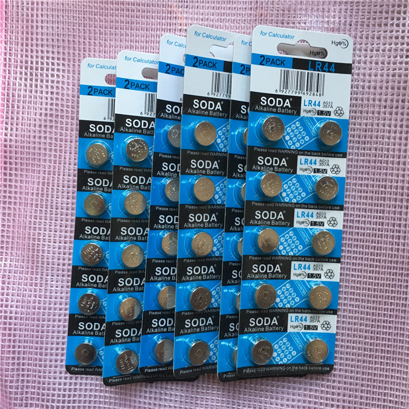 1 5VAG13 battery LR44 button battery -357A-LR44 AG13 button battery row of 10 grain-Taobao