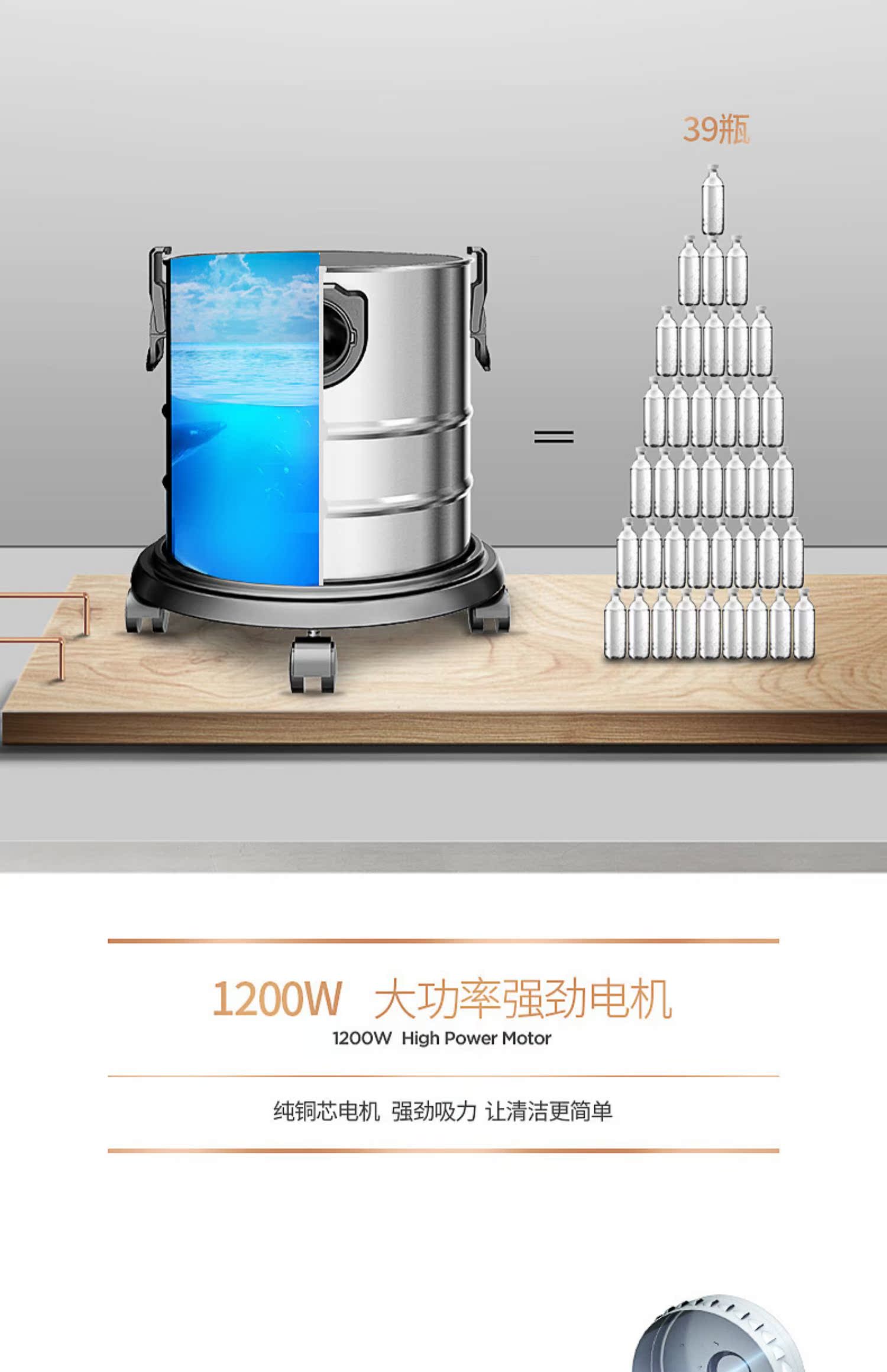 Máy hút bụi gia đình Jienu nhỏ hút siêu mạnh siêu mạnh xe câm cầm tay ướt và khô máy - Máy hút bụi robot hút bụi toshiba