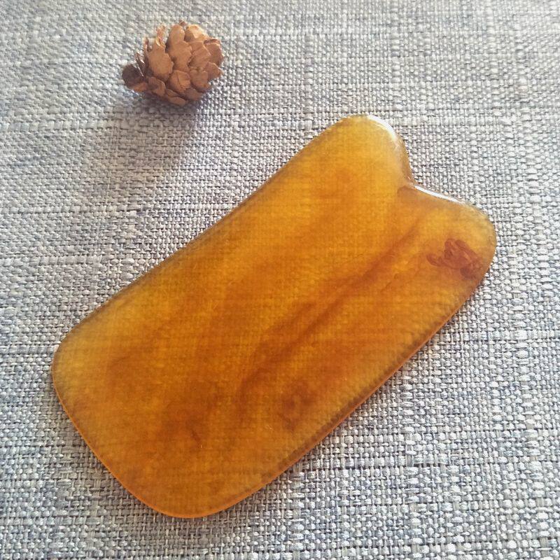 Scraping board massage board body universal neck face bar facial resin set household three-piece set