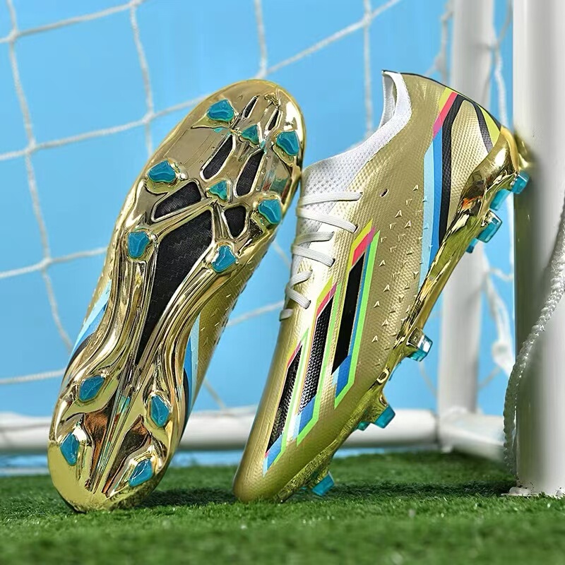 Men's Soccer Shoes Messi Ag Long Spike Tf Training Shoes for Children and Students, Non-Slip Predator Special Short Spike Shoes