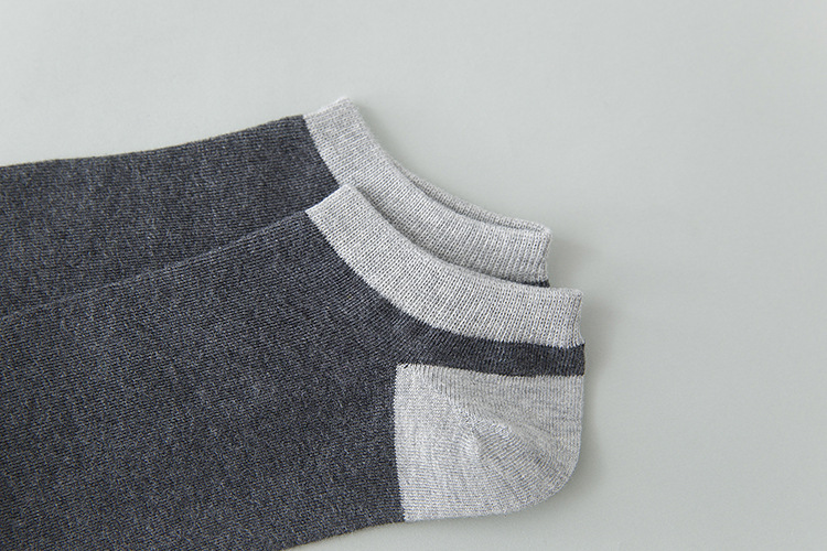 Mùa xuân và mùa hè nam vớ vớ cotton ống ngắn màu phù hợp vớ thấp để giúp vớ nông miệng khử mùi thoáng khí vớ nhà sản xuất bán buôn tất nam giá rẻ