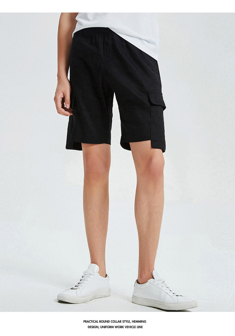 Trung tâm mua sắm RS với quần short nam mùa hè thường mặc quần dài 5 chiếc quần đi biển quần túi hộp nam