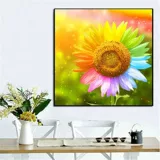 青飞 Подсолнечный бриллиант живопись гостиной спальня полная алмаза алмазооооооооооооооте7STITH DIAMOND -