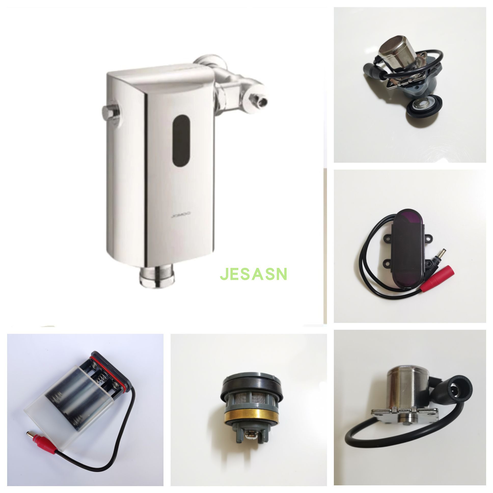 Nine-shepherd-fit squatting induction flushing water 53E3011 accessories induction window circuit board solenoid valve battery case