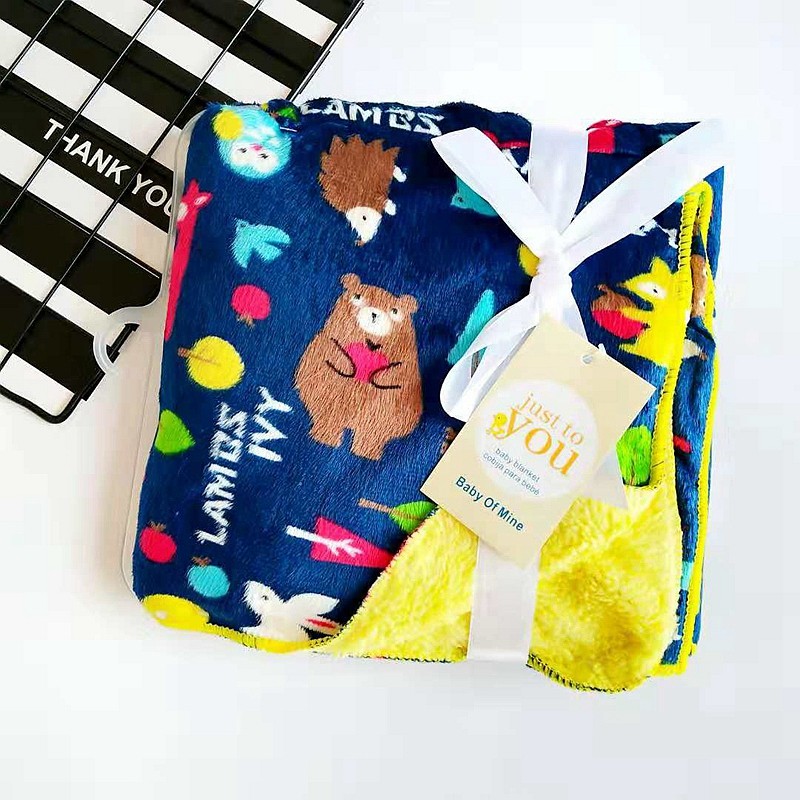 Autumn and winter baby blanket blanket fleece cloud blanket coral fleece cashmere female baby
