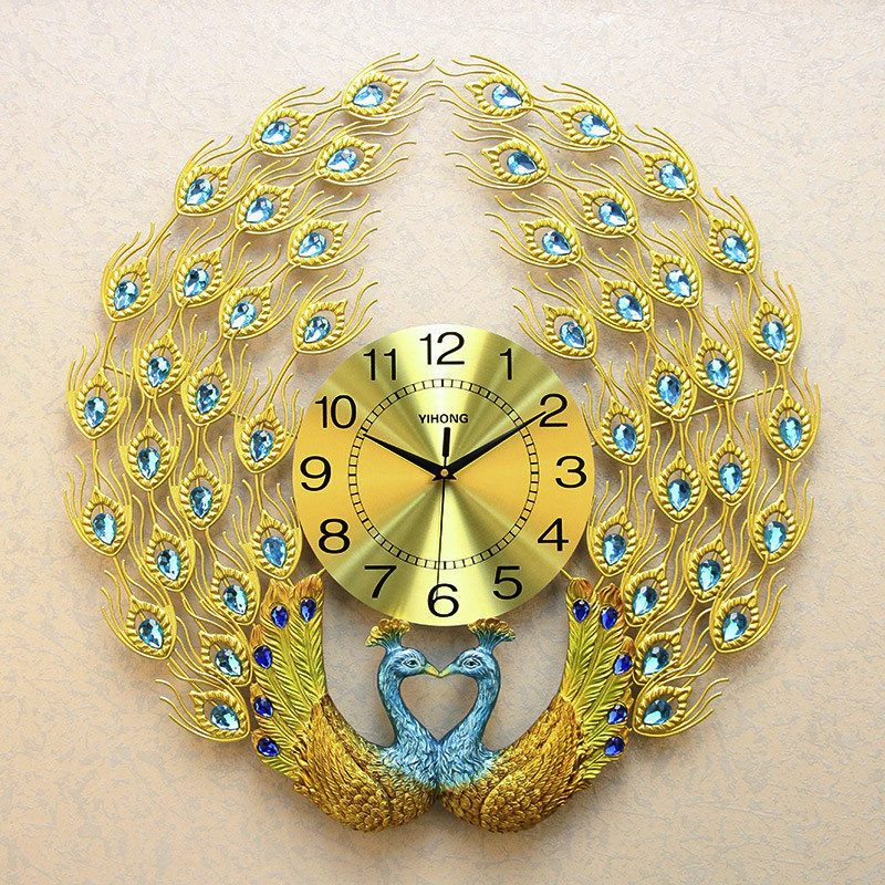 European style wall pendant wall creative golden wall decoration indoor wrought iron wall hanging wall living room dining room wall decoration