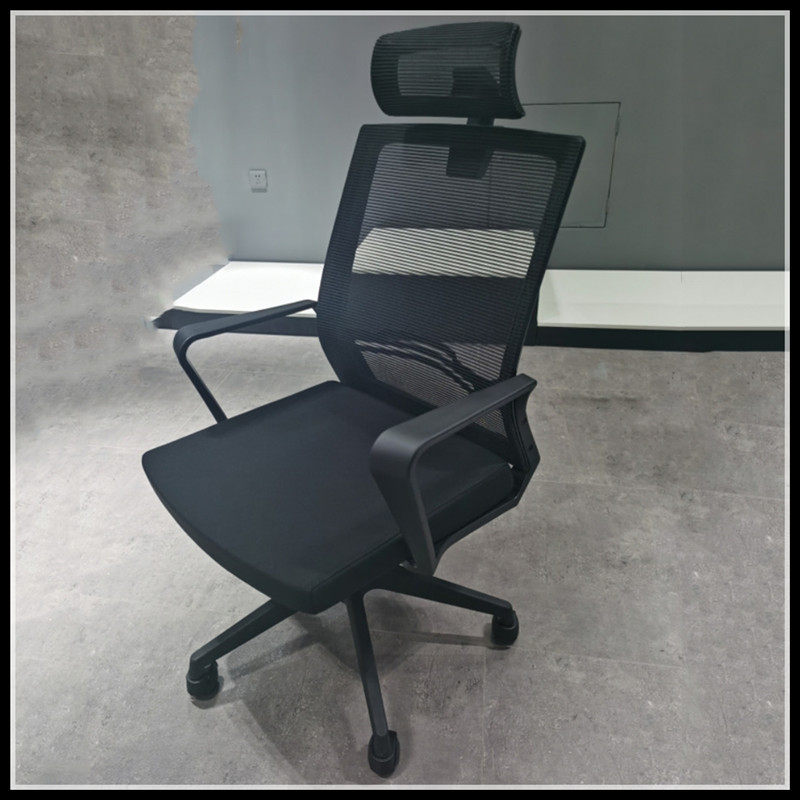 Set comfortable heads man body body engineering computer chair breathable network armchair meeting chair staff training chair