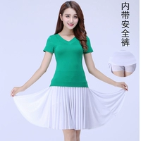 Белый комплект, шелковая юбка