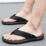 Châu Âu và Hoa Kỳ dép mùa hè xuyên biên giới đôi dép nam sử dụng phiên bản Hàn Quốc của giày đi biển chống trượt không thấm nước dép xỏ ngón cỡ lớn xuất khẩu - Giày thể thao / sandles dép sandal nữ đi học