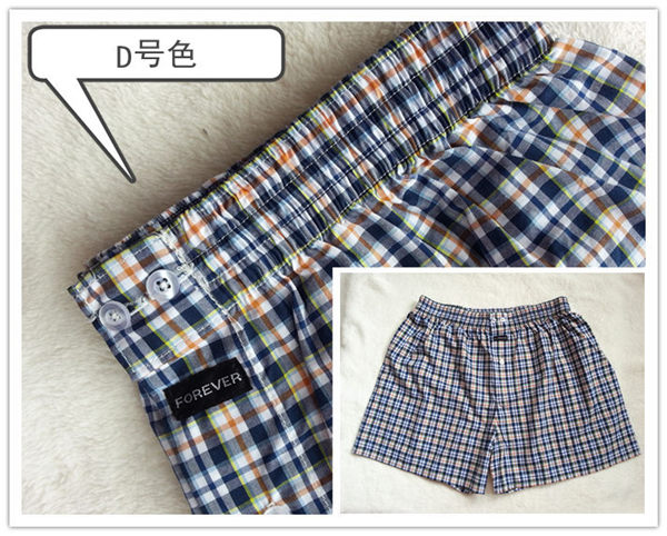 Một chiếc quần Luo Quần lửng đế bệt cho nam Quần lửng cotton kích thước lớn thoáng khí Cotton nhà quần ngủ ngắn quần kaki nam đẹp