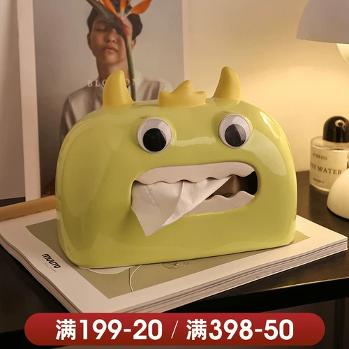 Beihamei Ins Sdizy Wind Monster Ceramic Compue Box Home Living Coffee Table Стол столика высокая стоимость рисование картон