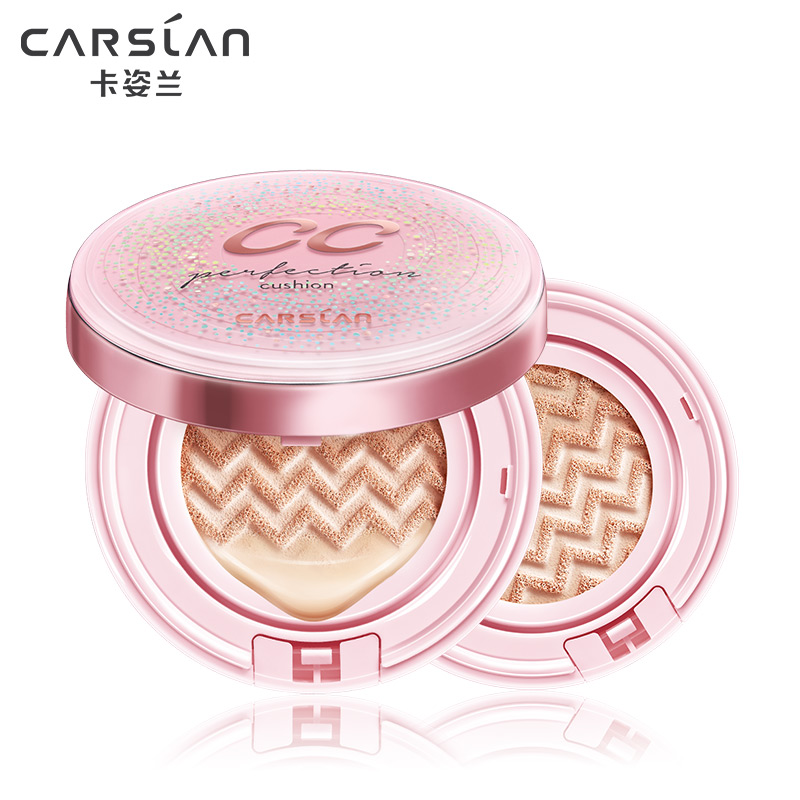CARSLAN/卡姿兰升级版蜗牛气垫调控霜CC提亮肤色 裸妆遮瑕