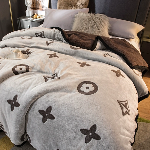 Демисезонные джинсы с начесом, бархатное одеяло, коралловая простыня