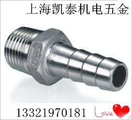 304 stainless steel hexagonal pagoda connector 1 5 inch-25-32-38-40-50mm leather pipe connector