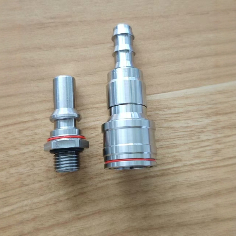 Danfoss Uqd Quick Connector Uqd04 Liquid Cooling Quick Connector Danfoss Stainless Steel Quick Connector Barbed