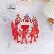 Net Red Children Cake Decoration Hero Superhuman Swing Piece Loving Birthday Candle Sweet Pint Monster Plugin Accessories