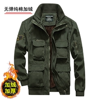 W07 Армейский зеленый и бархатный (пальто)