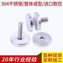 Hot selling 304 solid stainless steel M8 screw balcony stair railings curtain wall glass decorative advertising nails with sufficient supply