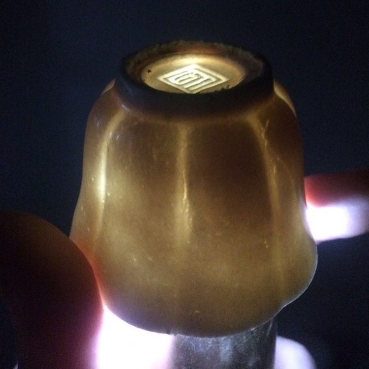 Dehua Kiln Old Teacup Kuikou Cup (already transferred to collection)