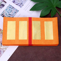The Chaoshan area When the festival supplies real tin foil money pure handmade money paper for the Buddha four-foil red paper strip big gold