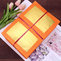 The Chaoshan festival customs items for Buddhist big money Yuan ingots Real gold money pure tin foil printed library silk money paper thick gold