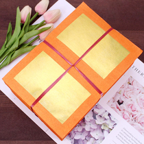 Chaoshan custom money paper king gold for worshiping the Buddha and the emperor money money handmade tin foil printing thick gold bank silk origami