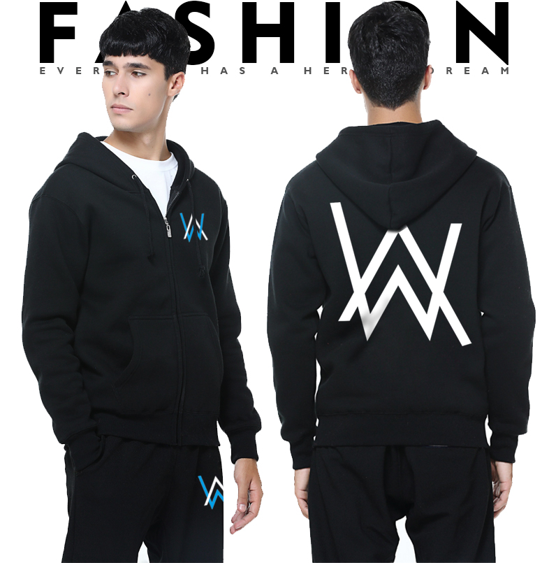 Alan Walker với cùng một mô hình Allen Walker DJ áo len nam áo hoodie Faded bộ quần điện tử