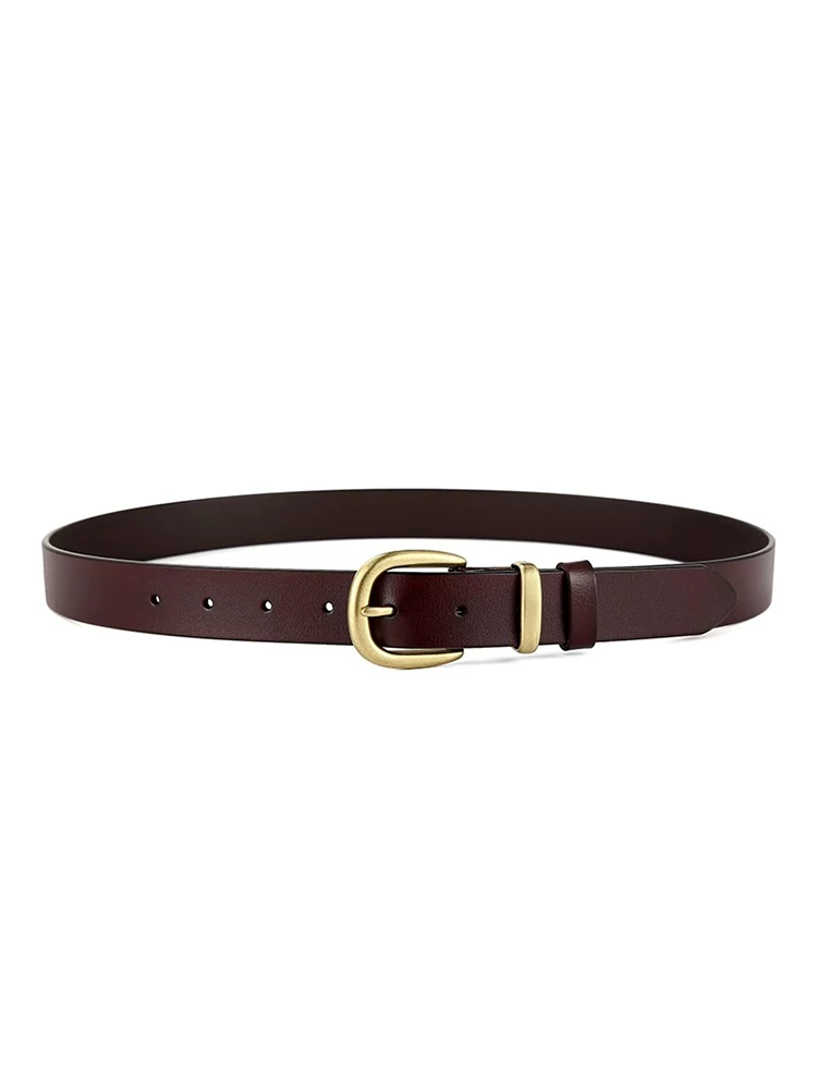 Belt, black elite leather jeans, genuine leather