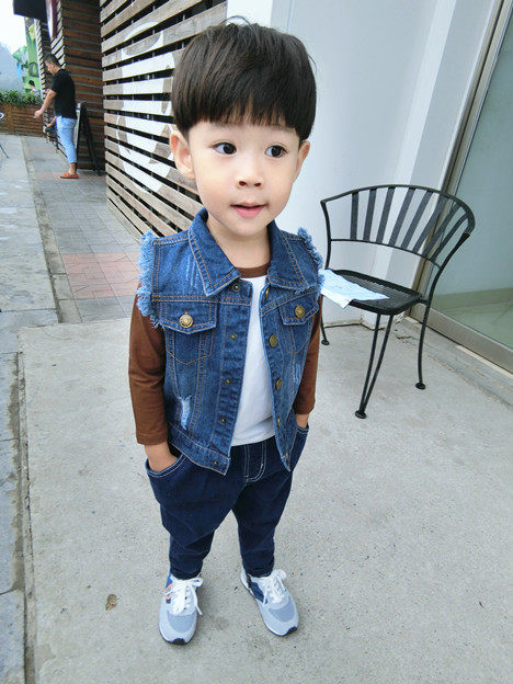 Gilet enfant MR.WANG en toile - Ref 2069915 Image 24