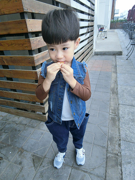 Gilet enfant MR.WANG en toile - Ref 2069915 Image 11