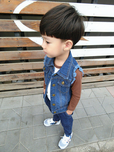 Gilet enfant MR.WANG en toile - Ref 2069915 Image 18