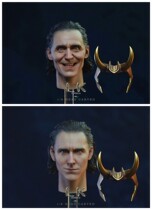 Pick up BY-ART 1 6 fumbling head sculptures BY-T10AB Bing mens male head sculptures for a total of two