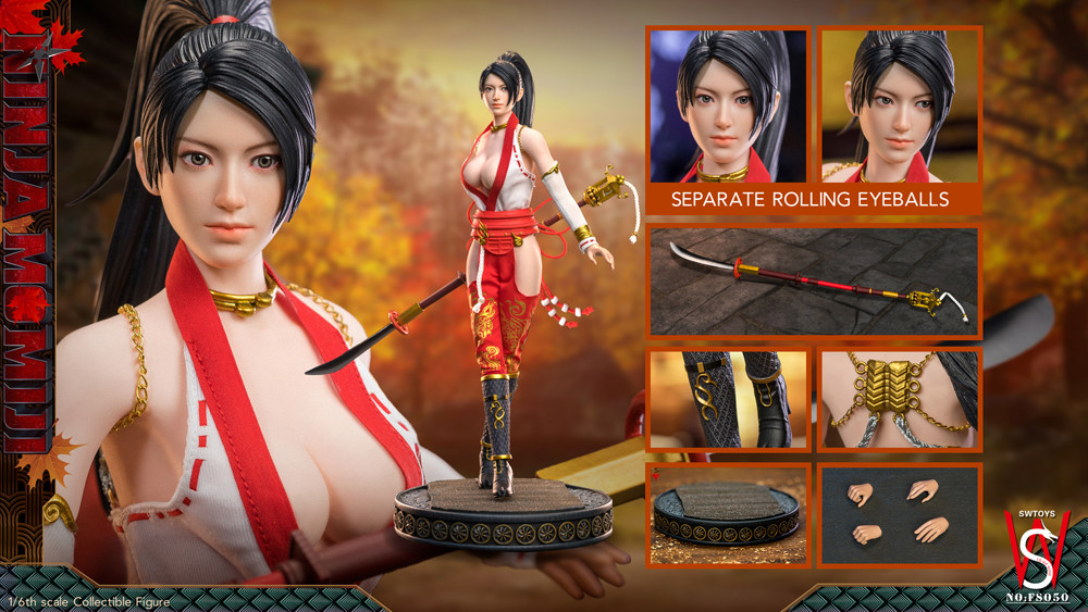 New In Stock SWTOYS FS050 1/6 NINJA MOMIJI Samurai 12