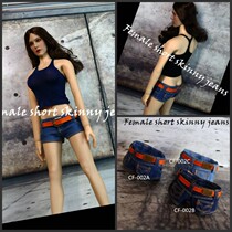 Spot 1 6 ultra-short ultra-low waist slim vest denim shorts female soldier clothing suitable for PH
