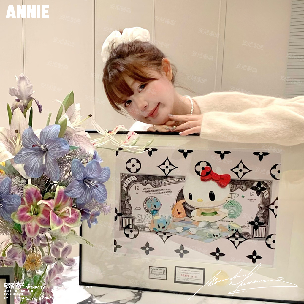 米ドル デス NYC ハローキティ ファッション プリント ニュー デス NYC アニメ KITTY 限定プリント