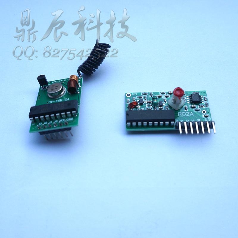 315 433 wireless remote control kit PT2262 transmitter module PT2272 receiver module can be connected to external buttons