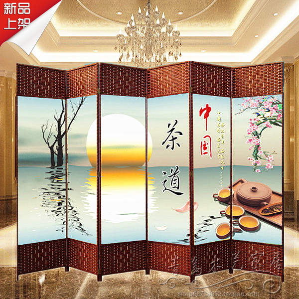 Bán tốt nhất vách ngăn gỗ rắn Trung Quốc và Hàn Quốc màn hình nhà hàng khách sạn phòng khách phòng ngủ văn phòng phân vùng hiên màn hình gấp - Màn hình / Cửa sổ vách cầu thang gỗ