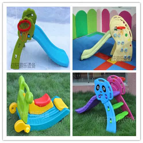 Children's indoor slide small household slide combined kindergarten baby single person up and down toy slides