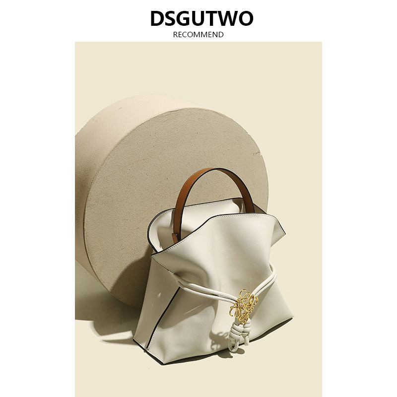 AJ MECICA autumn winter new small crowddesign large capacity Totbag drawing rope Folds Single Shoulder Female Pet Backpack-Taobao